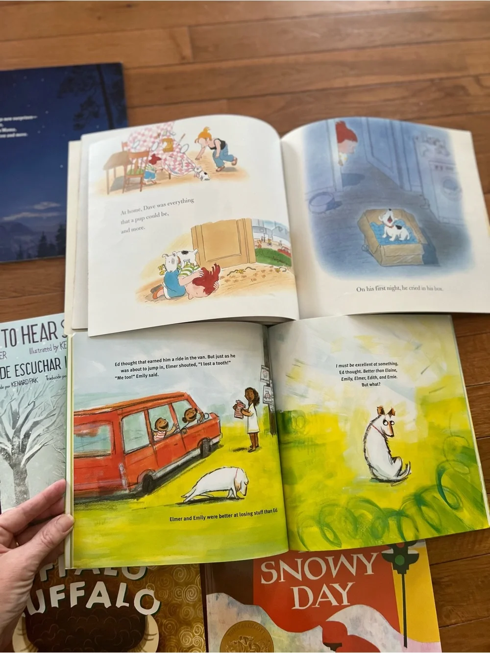 6 Children’s books. 4 are Dolly Parton’s Imagination Library